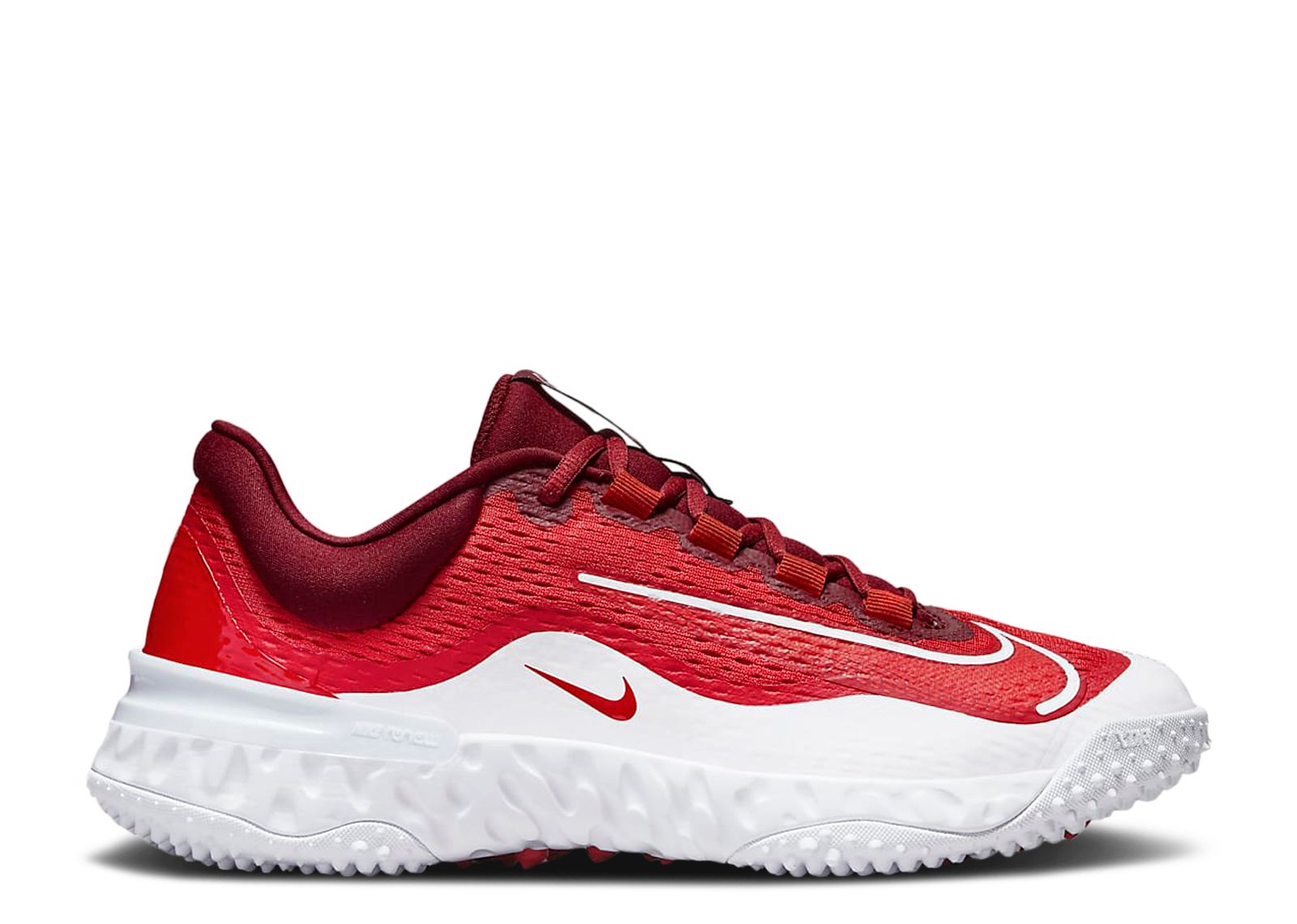 Кроссовки Nike Wmns Alpha Huarache Elite 4 Tf 'University Red', красный