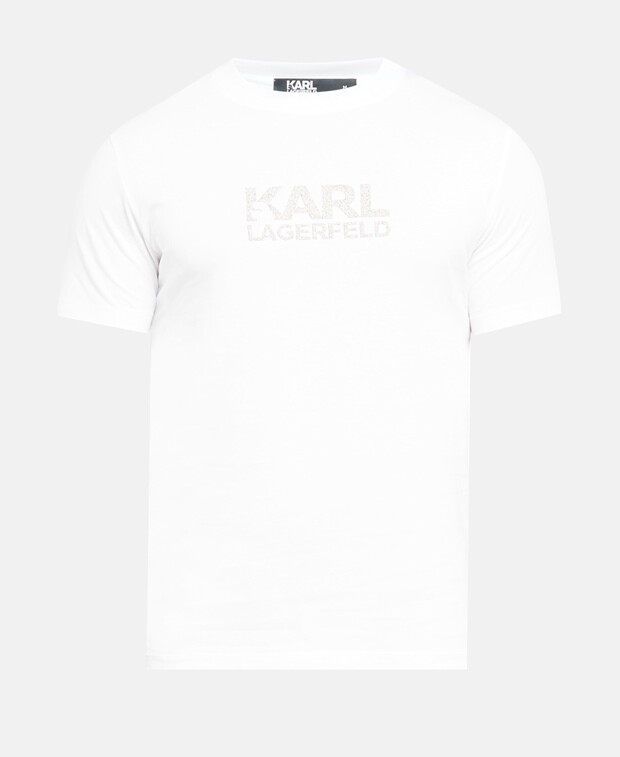 

Футболка Karl Lagerfeld, экрю