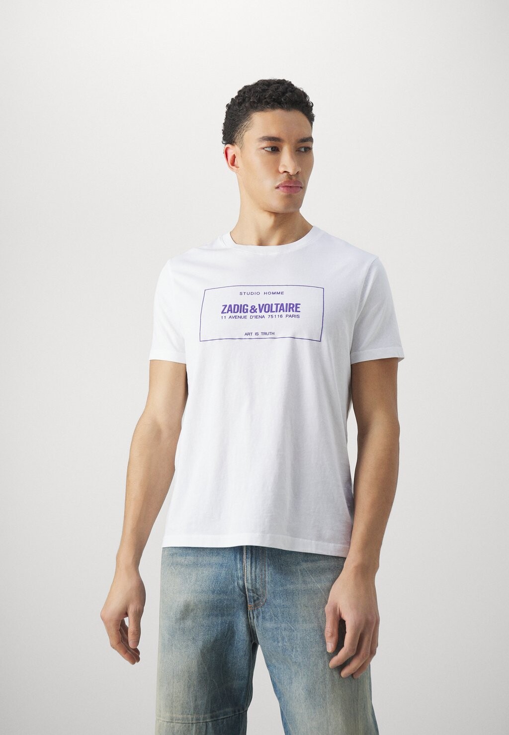 

Футболка с принтом Ted Zadig & Voltaire, цвет blanc