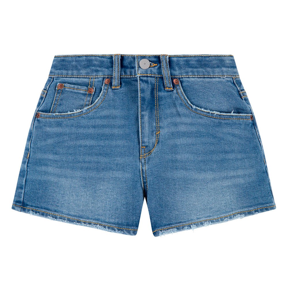 Джинсовые шорты Levi´s Mini Mom Regular Waist, синий джинсовые шорты levi´s mini mom regular waist синий