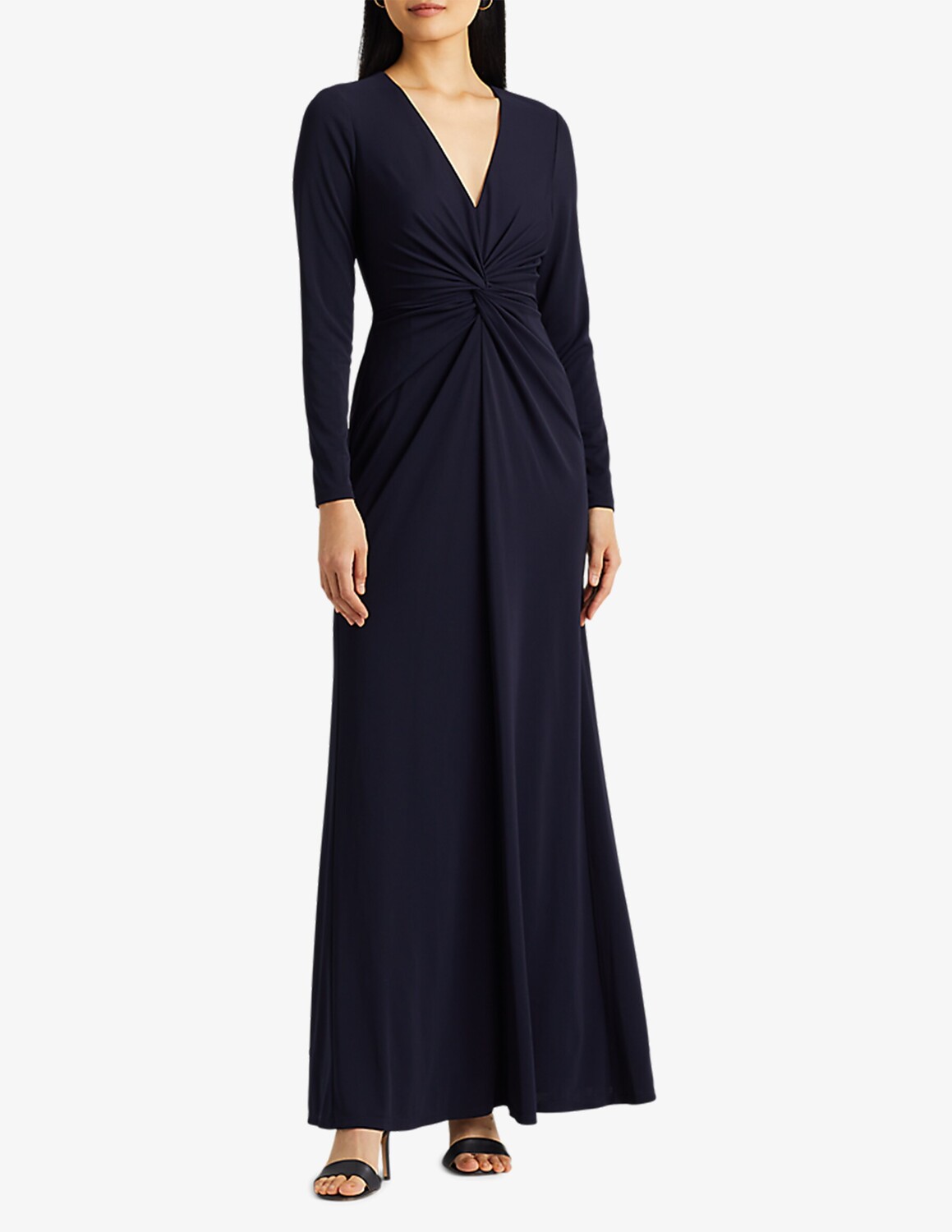 

Платье Nadira с длинными рукавами Lauren Ralph Lauren, синий