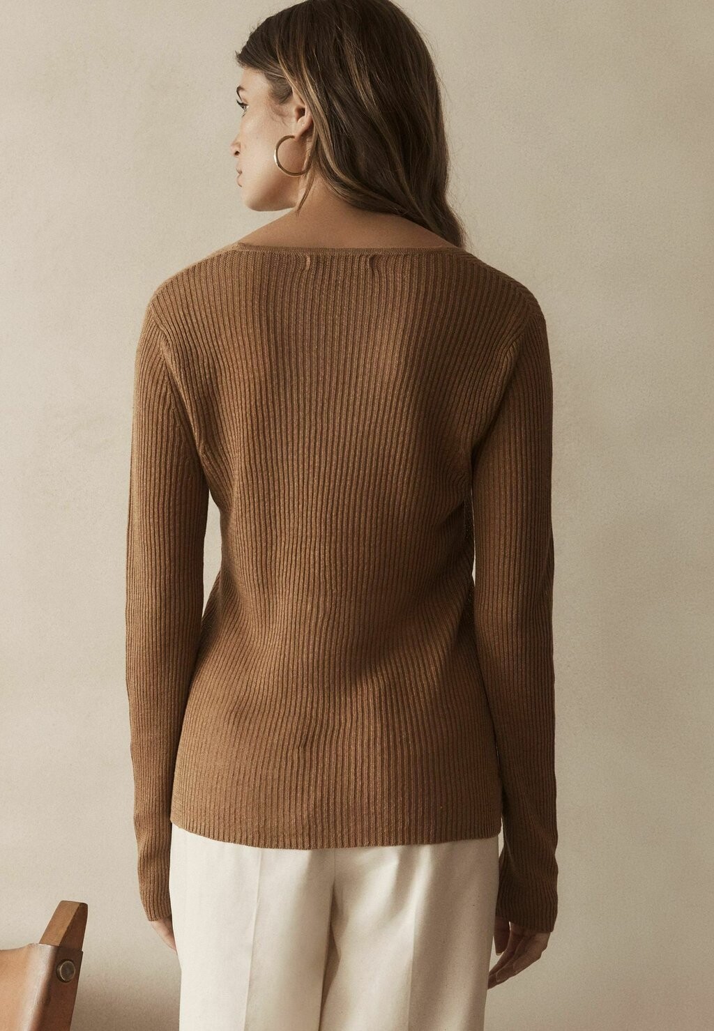 

Кардиган BUTTON THROUGH REGULAR FIT Next, коричневый