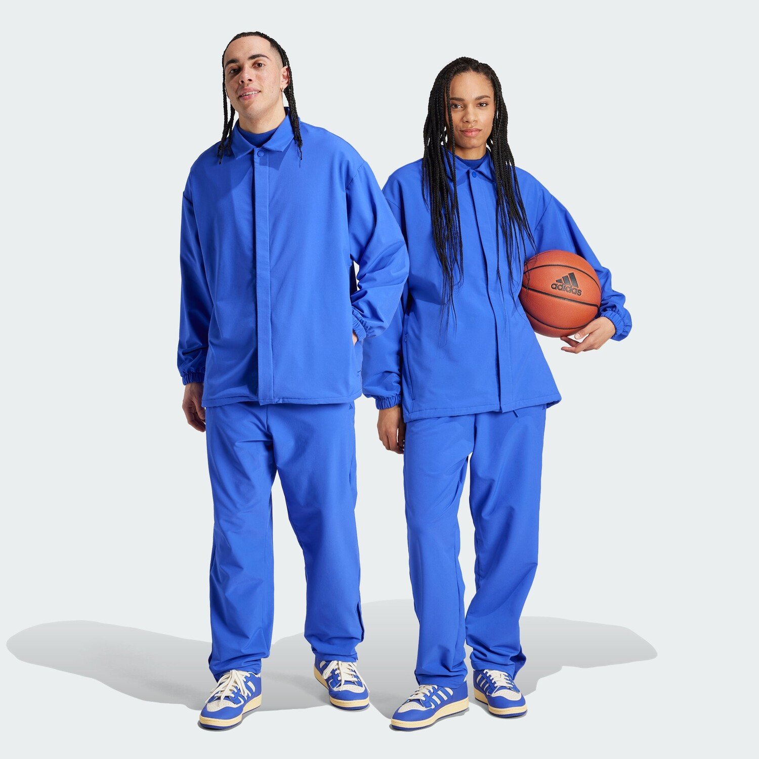 

Мужские кроссовки Adidas Basketball Snap Pants, цвет Lucid Blue