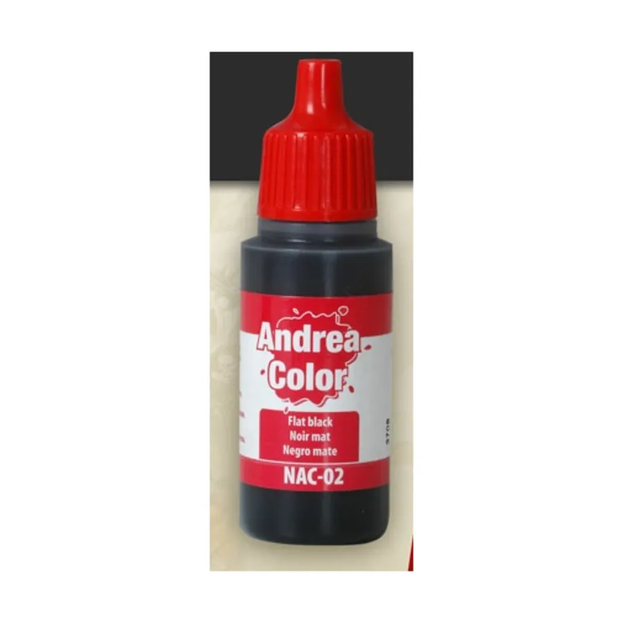 

Плоский черный, Andrea Color Paints - Blacks, Whites, & Greys