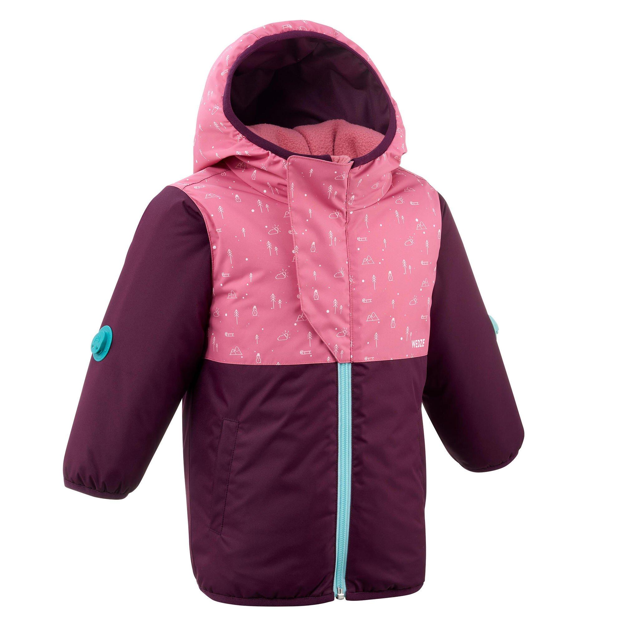 Лыжная куртка Decathlon Теплая Lugiklip -And Wedze, фиолетовый