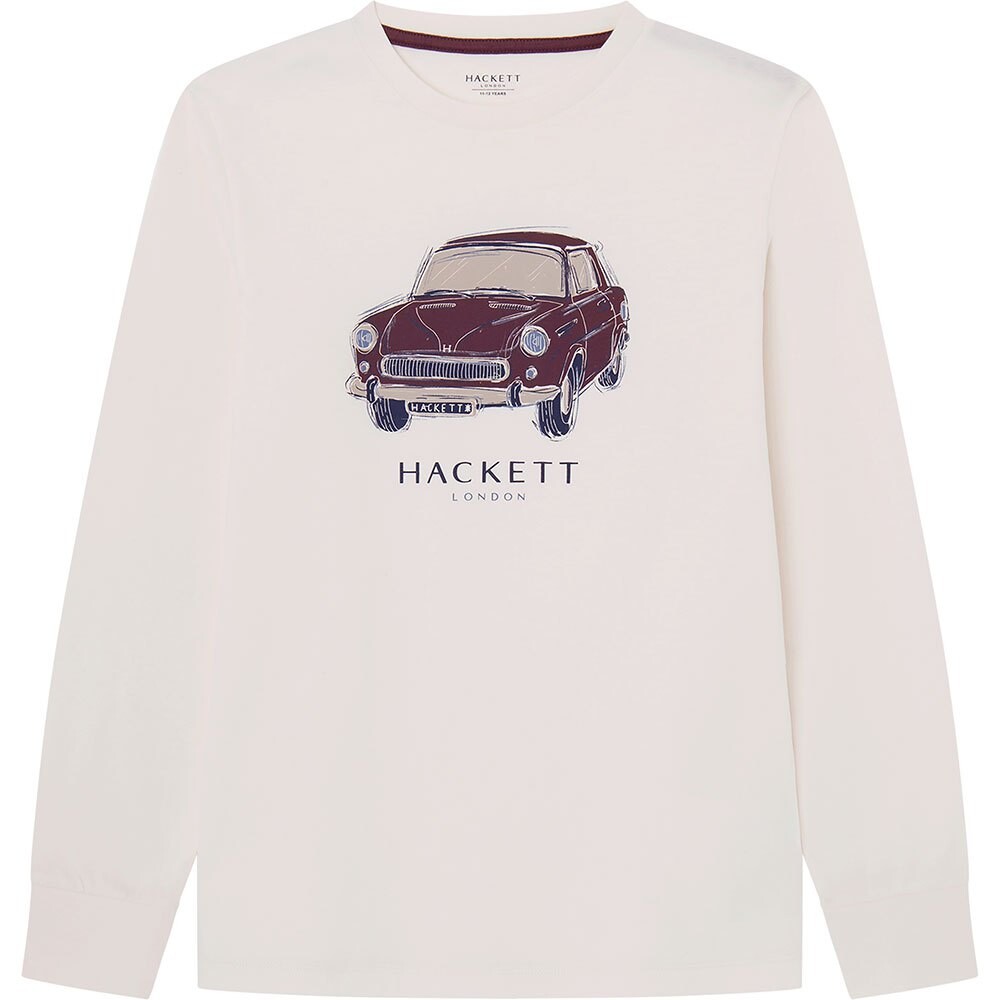 

Футболка с длинным рукавом Hackett Vintage Car, белый