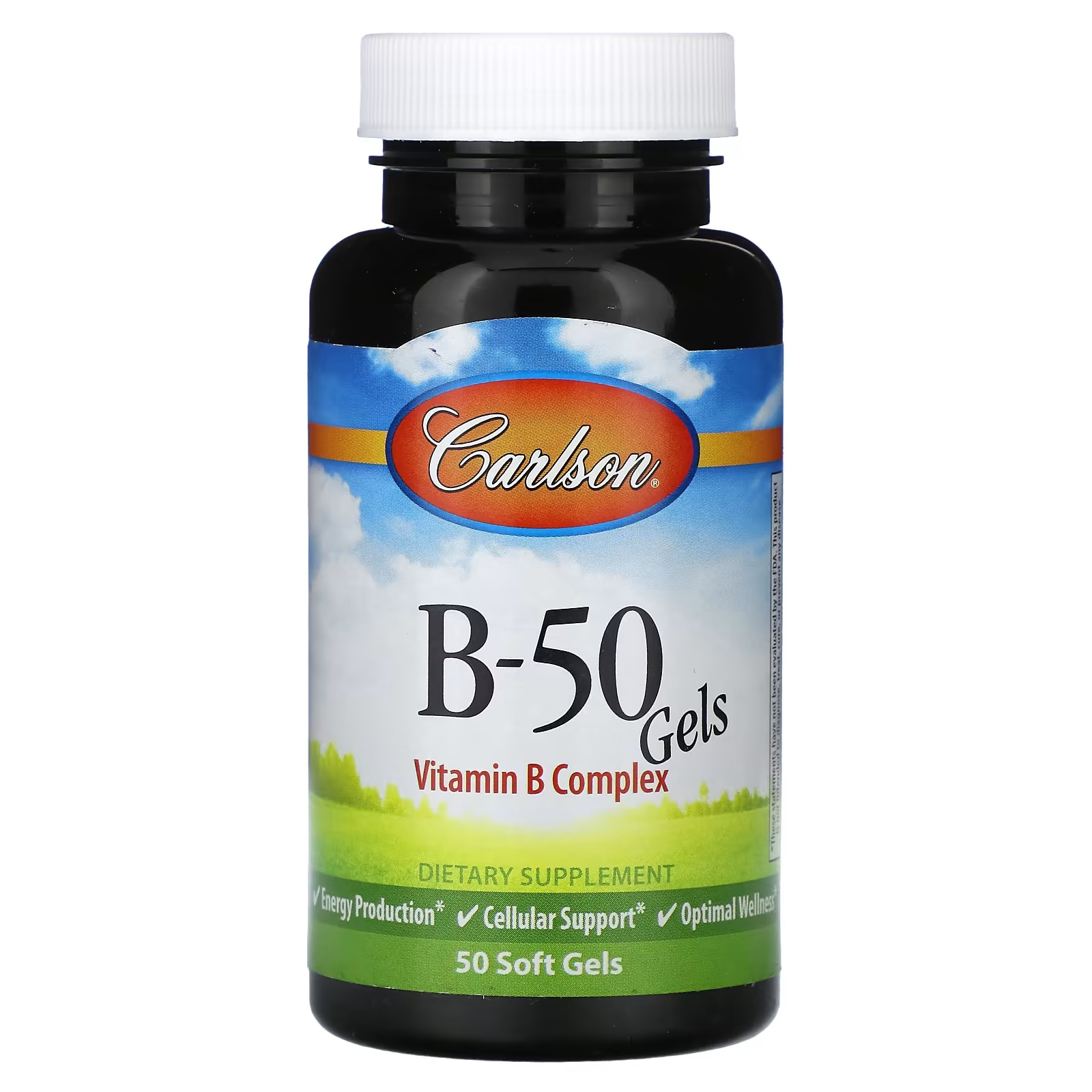 комплекс витаминов группы в 50 carlson 200 мягких гелей Carlson B-50, 50 Мягких гелей
