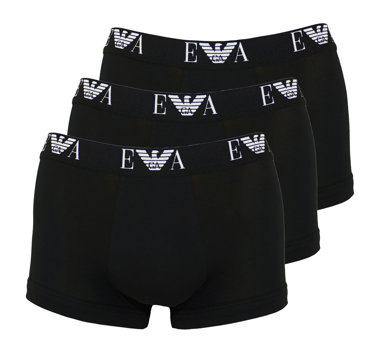 

Боксеры Emporio Armani Emporio Armani Shorts 3 Pack Trunk Unterhosen Herrenshorts, черный