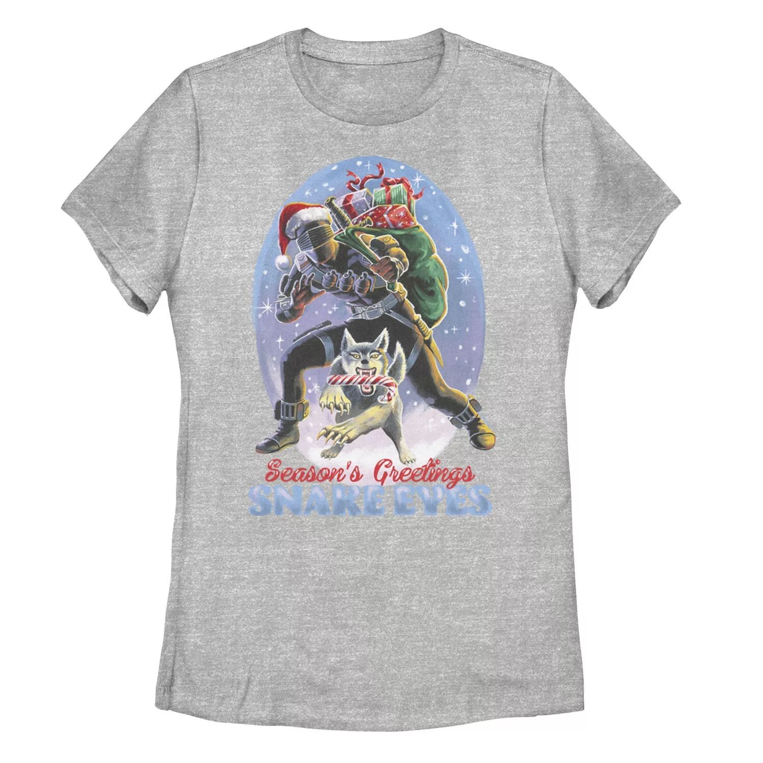 

Юниорский G.I. Футболка Joe Christmas Snake Eyes Season's Greetings с графическим рисунком Licensed Character