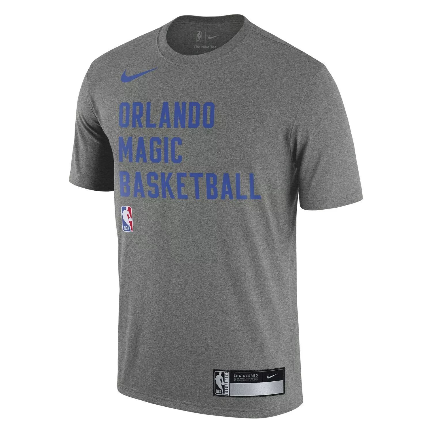 

Мужская футболка Heather Grey Orlando Magic 2023/24 Sideline Legend Performance Practice Practice Nike