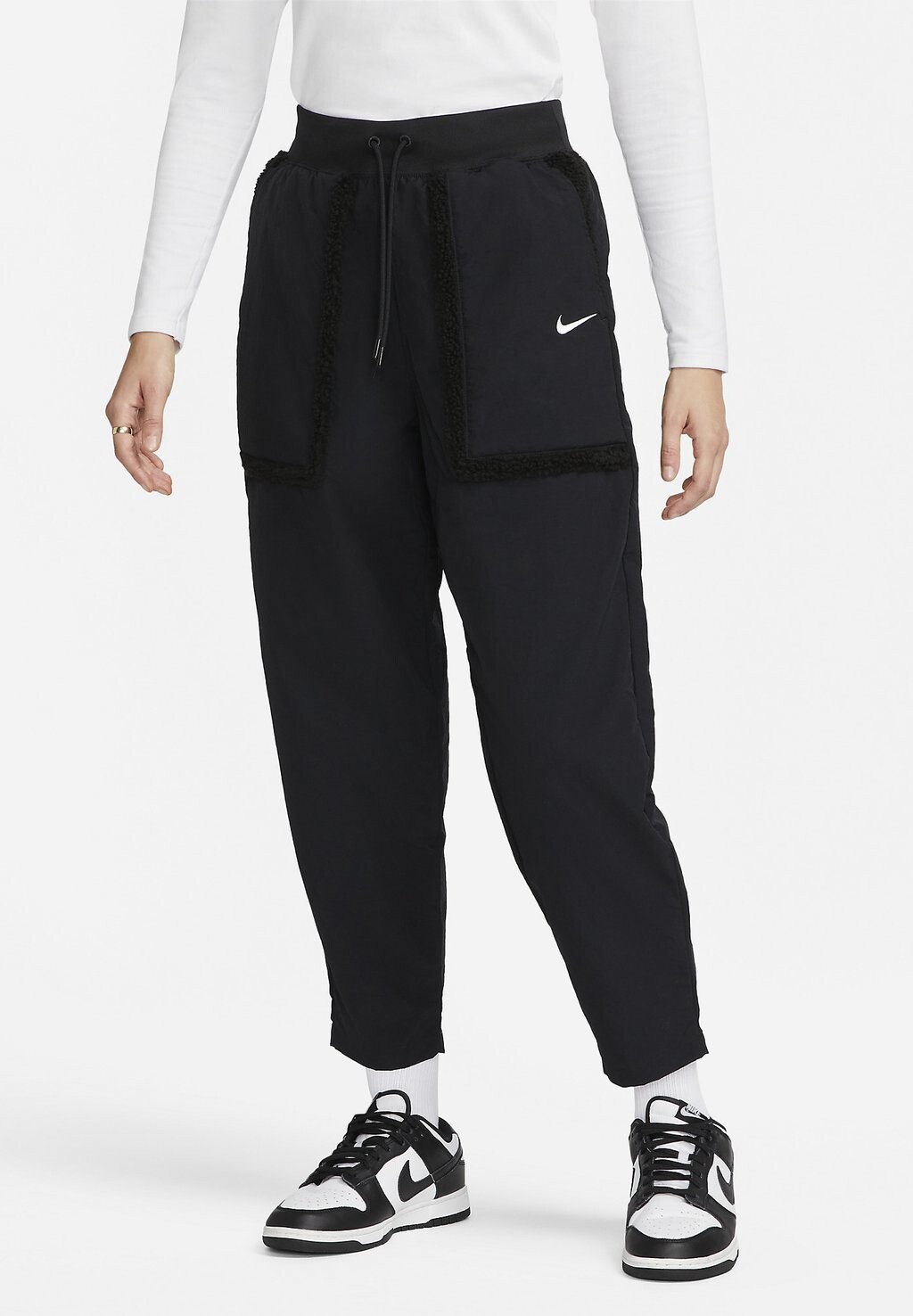 

Спортивные брюки Nike, черно-белый, Черный