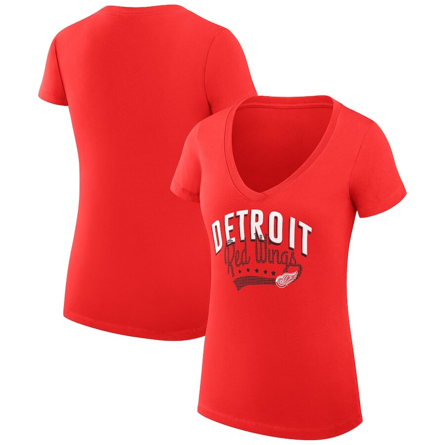 

Футболка с коротким рукавом G-III 4Her by Carl Banks Detroit Red Wings, красный