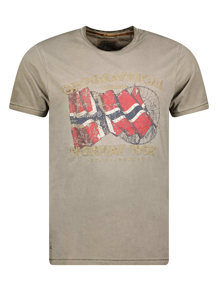 

Футболка Geographical Norway, хаки