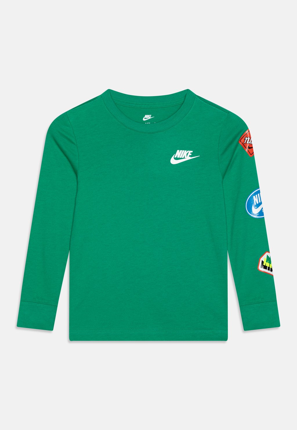 Футболка с длинными рукавами RETRO STICKER TEE Nike Sportswear, цвет stadium green