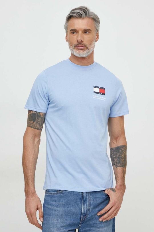 

Хлопковая футболка Tommy Jeans, синий