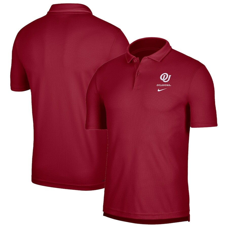 

Поло с коротким рукавом Nike Oklahoma Sooners, малиновый