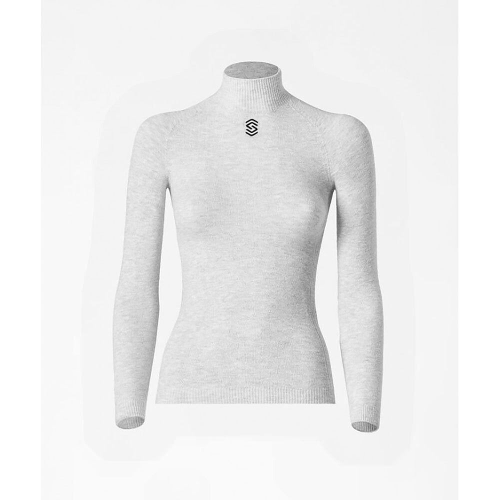 

Базовый слой с длинным рукавом Silverskin Stay Warm High Neck, белый