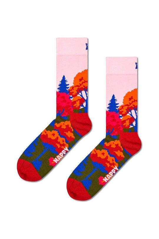 

Осенние носки Happy Socks, розовый