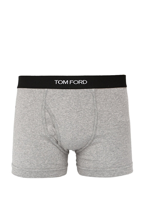 

Серые боксеры с логотипом на талии меланжевого цвета Tom Ford