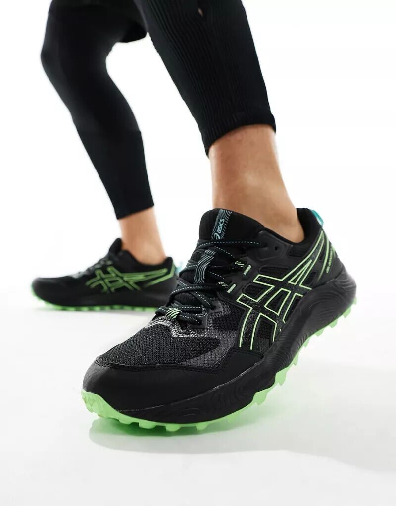 

Кроссовки Asics Gel-Sonoma 7 черного и ярко-зеленого цвета