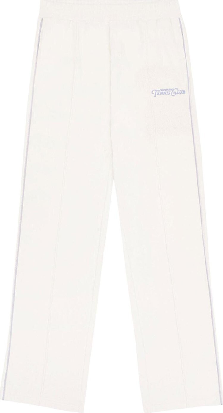 

Спортивные брюки Sporty & Rich Rizzoli Tennis Terry 'Milk', белый