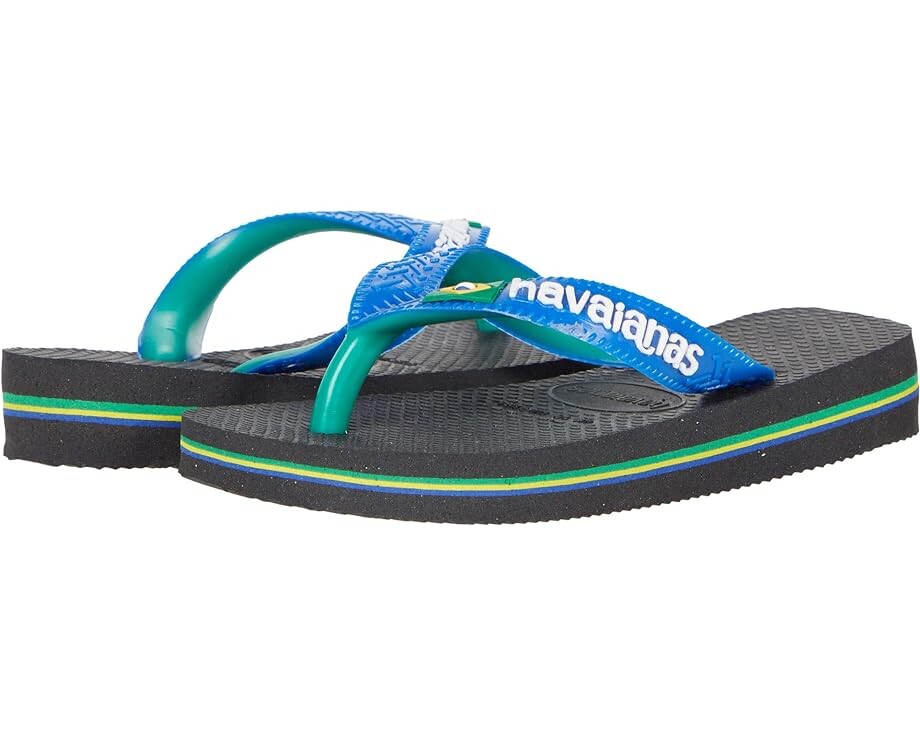 

Сандалии Havaianas Brazil Mix, цвет Black/Blue Star