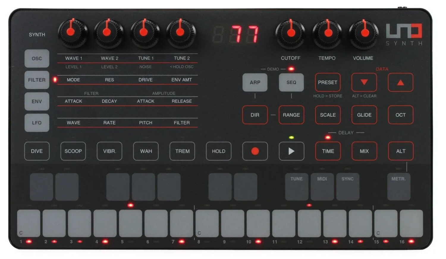 

IK Multimedia UNO Synth Аналоговый синтезатор