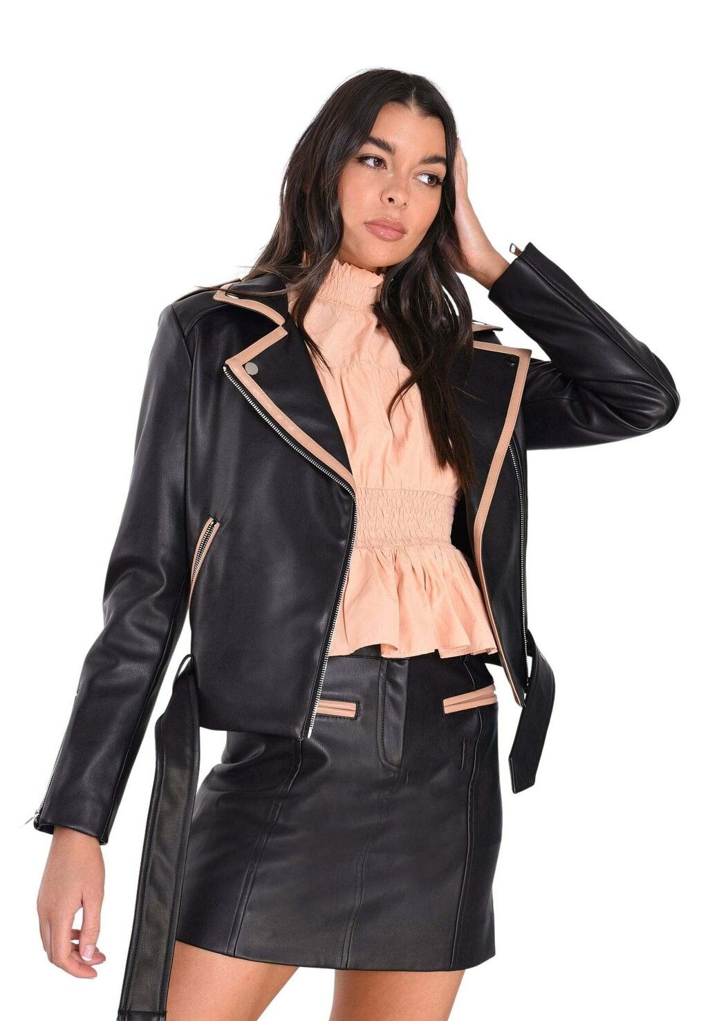 

Куртка из искусственной кожи Glamorous, Черный