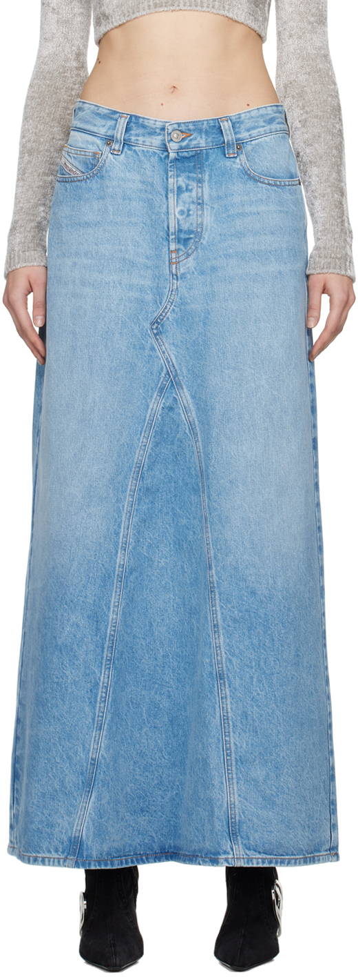 Синяя джинсовая длинная юбка De-Pago Diesel
