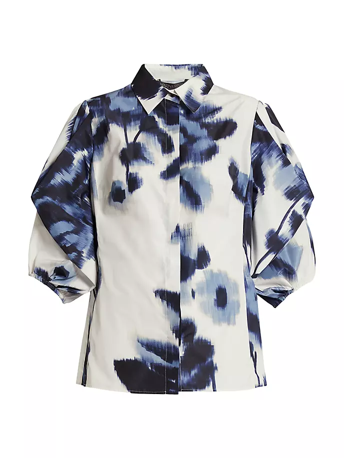 цена Блузка Elegante Bamby со сборками из тафты Marina Rinaldi, Plus Size, бежевый