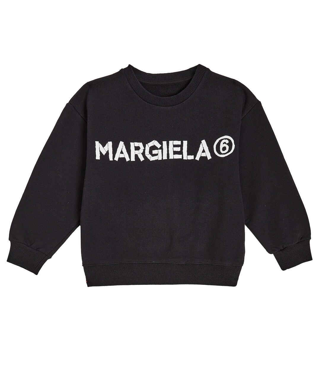 

Толстовка из хлопка с логотипом MM6 Maison Margiela, черный