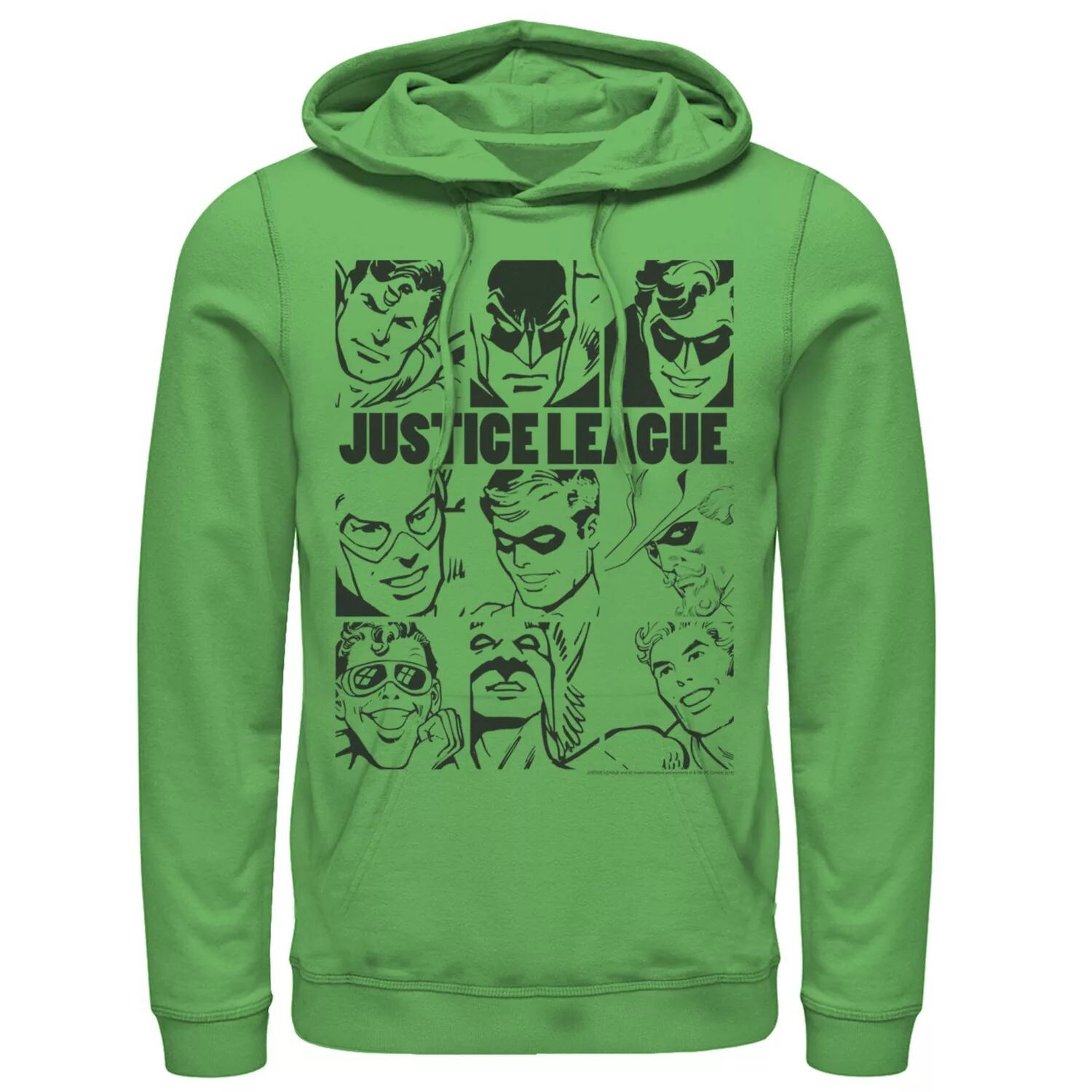 

Мужская толстовка с плакатом и плакатом «Лига справедливости» DC Comics