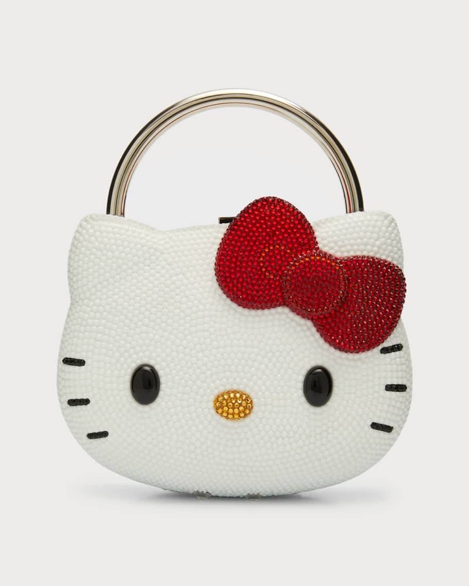 

Сумка Hello Kitty с ручкой сверху из коллаборации с Sanrio Judith Leiber Couture