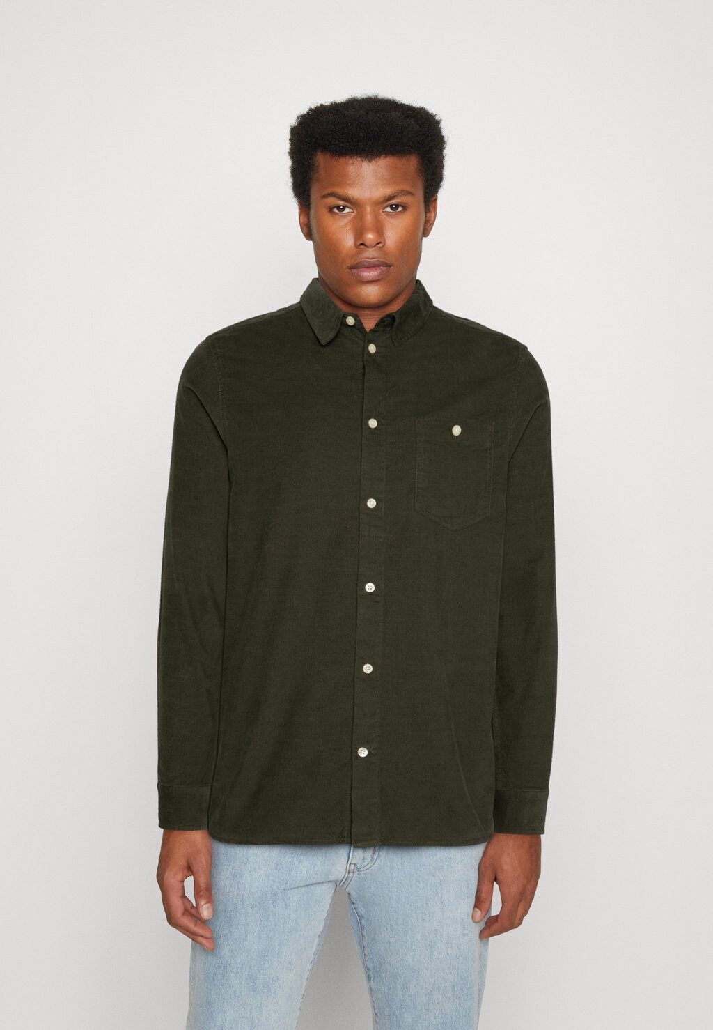 

Рубашка REGULAR FIT GOTS VEGAN KnowledgeCotton Apparel, forrest night