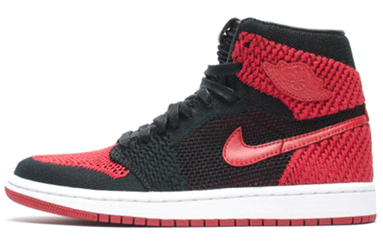 

Кроссовки Jordan 1 Retro High Flyknit Bred (GS)