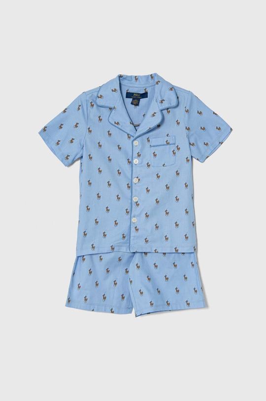 Polo Ralph Lauren Детская хлопковая пижама, синий