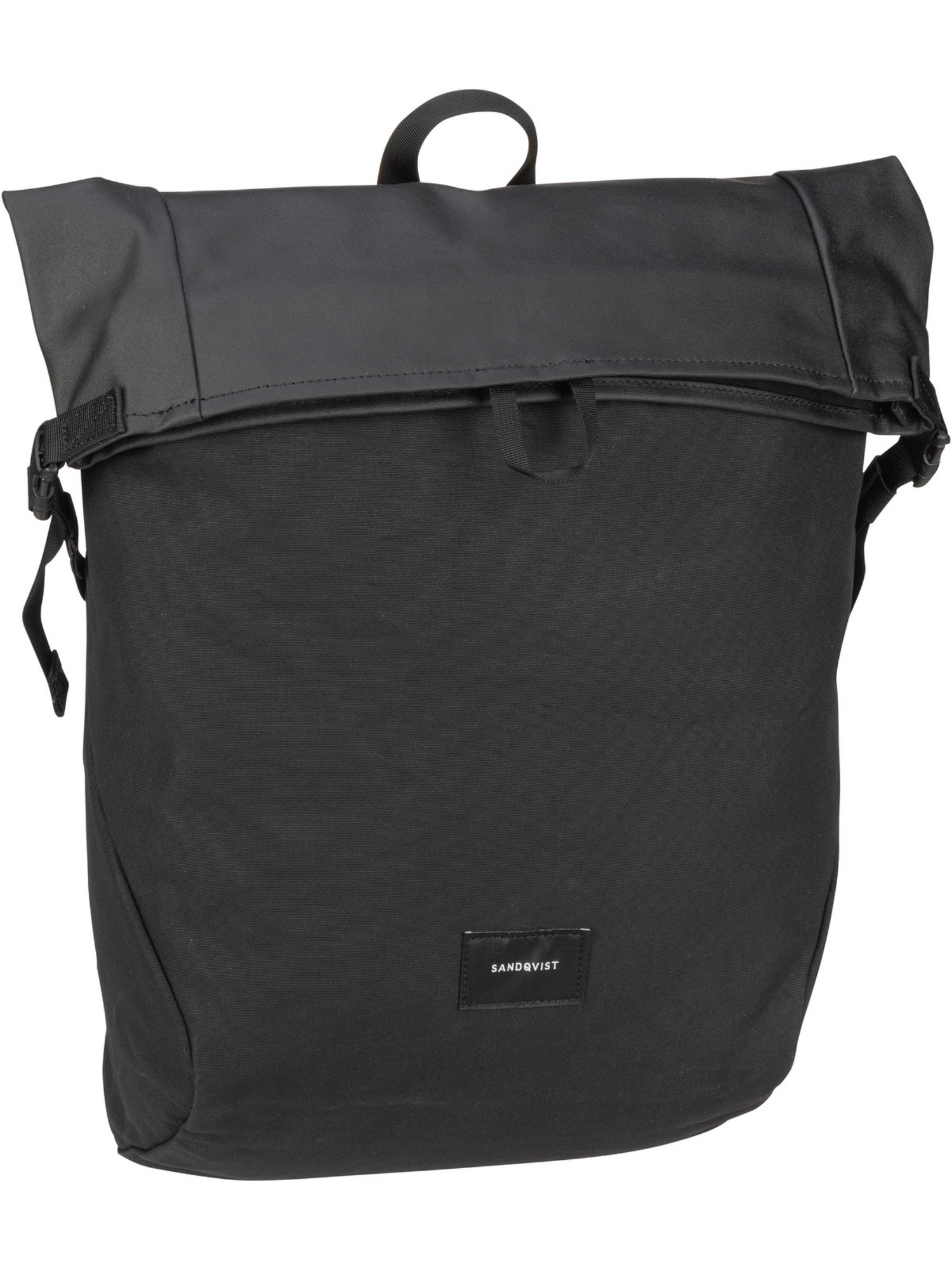 Рюкзак SANDQVIST Rolltop Alfred Rolltop Backpack, цвет Black/Black Webbing