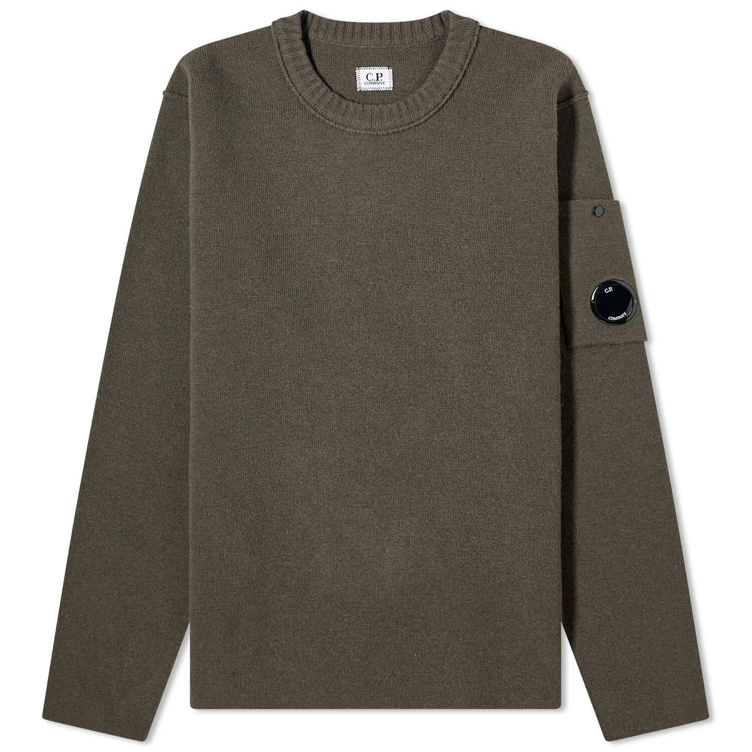 

Джемпер C.P. Company Lens Lambswool, цвет Olive Night