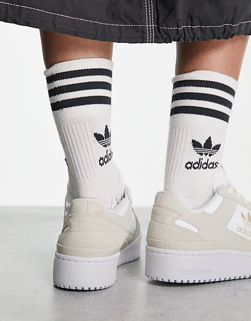 

Серо-белые кроссовки adidas Originals Forum Bold, Белый