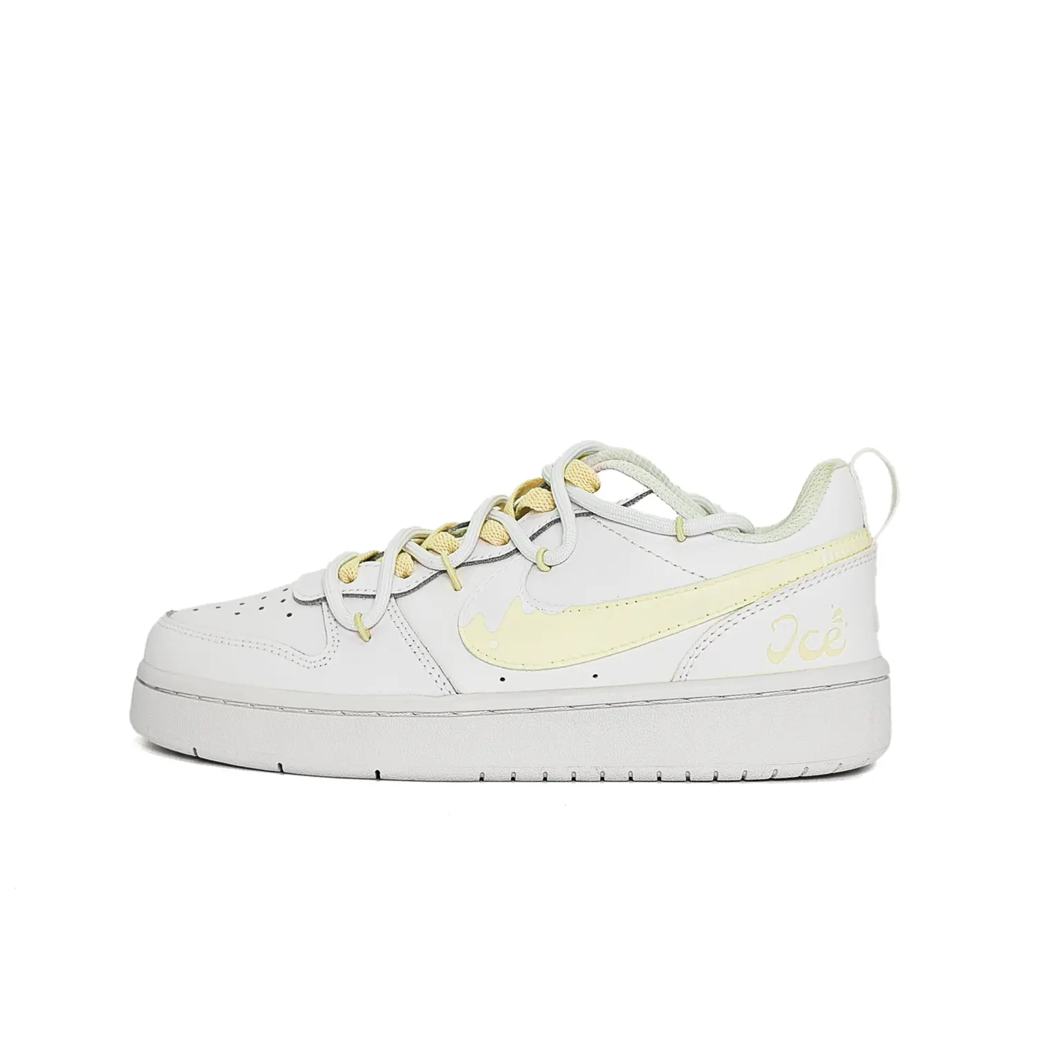 

Кроссовки Nike Court Borough 2 Skateboarding Shoes Women's Low-top Pale Yellow, светло-желтый