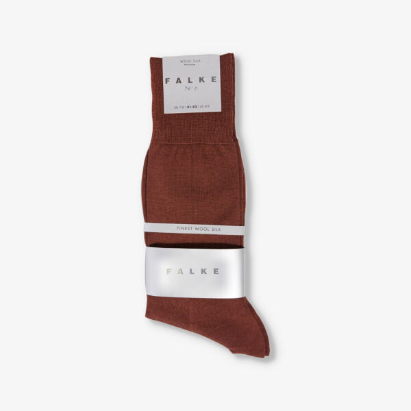 

Носки из смесовой шерсти №6 Falke, цвет brandy