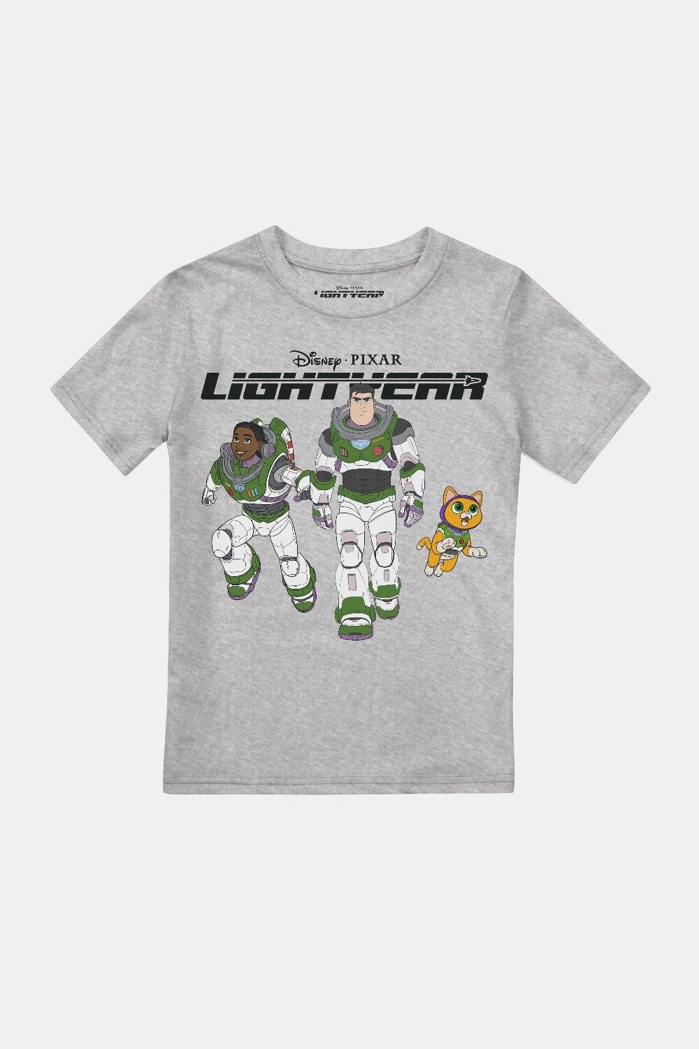 

Футболка Lightyear Squad для мальчиков Disney, серый
