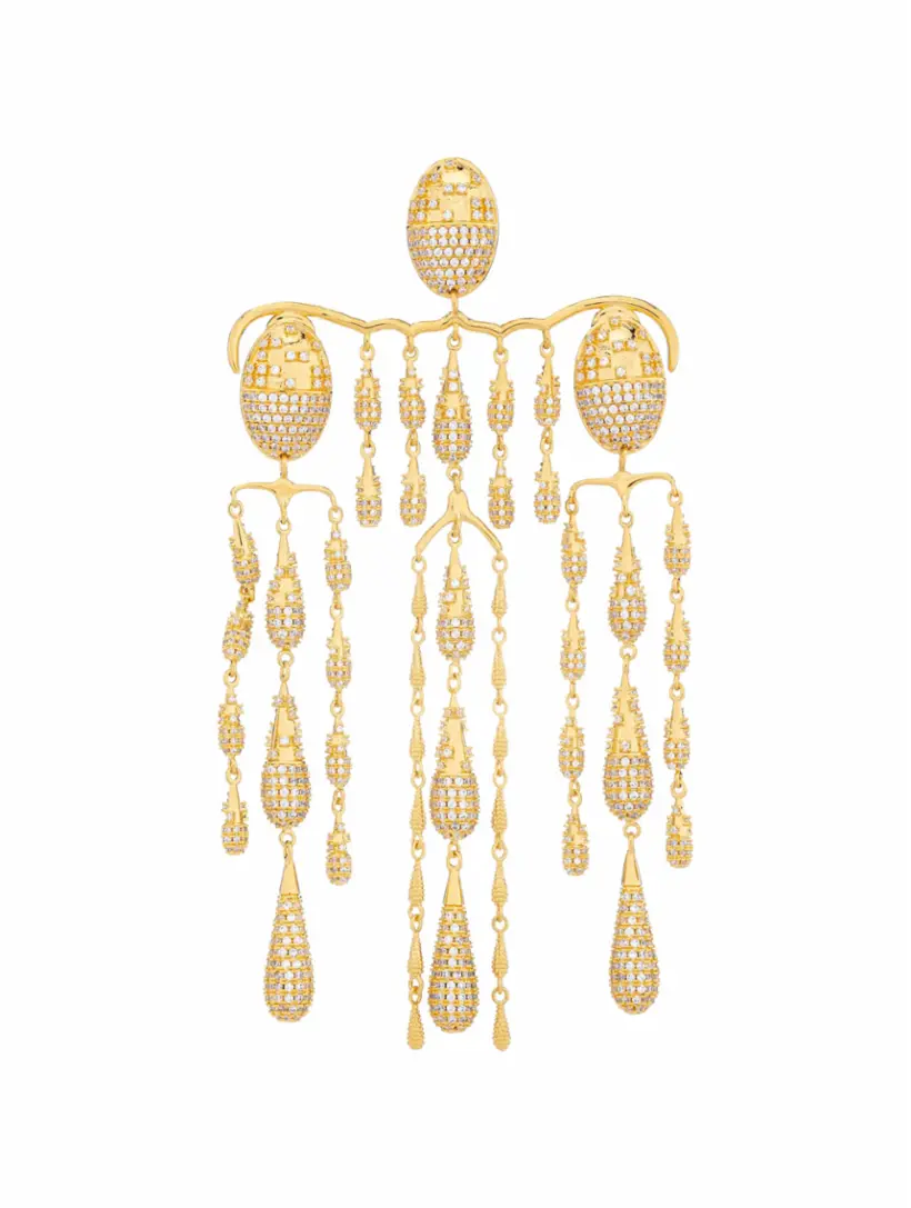 

Серьги-подвески Midnight Chandelier Zimmermann, золотистый