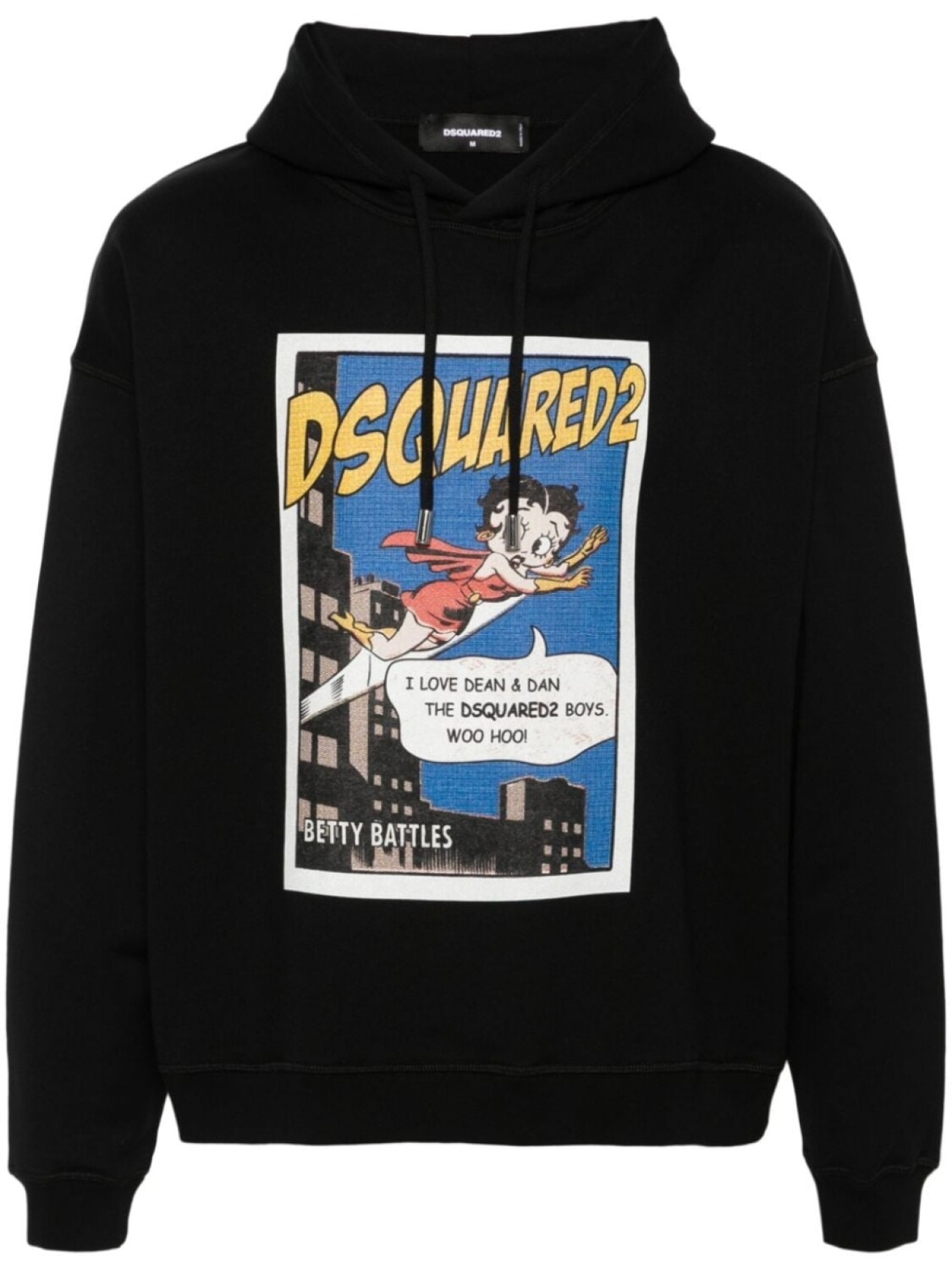

Dsquared2 худи Betty Boop, черный