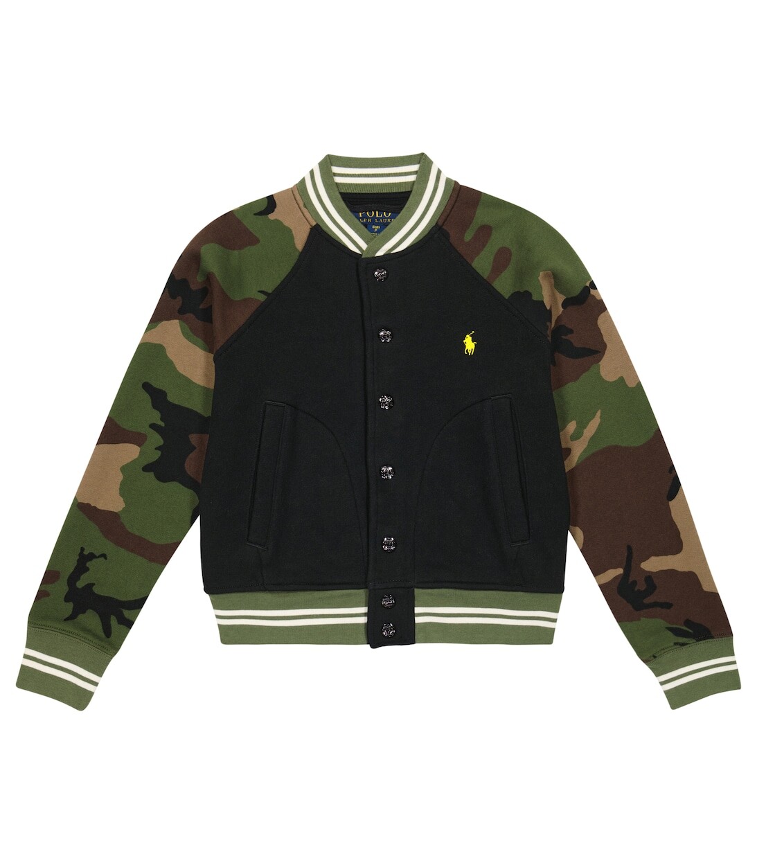 

Бейсбольная куртка из смесового хлопка Polo Ralph Lauren, разноцветный