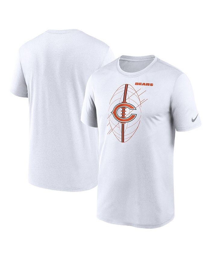 

Мужская белая футболка Chicago Bears Legend Icon Performance Nike, белый