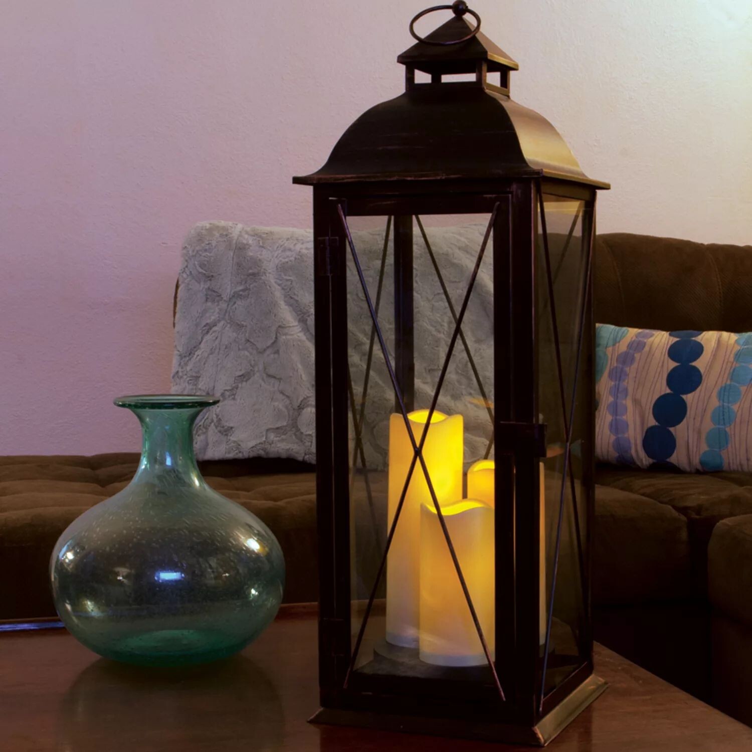 

Smart Living Салерно Тройной светодиодный фонарь-свеча