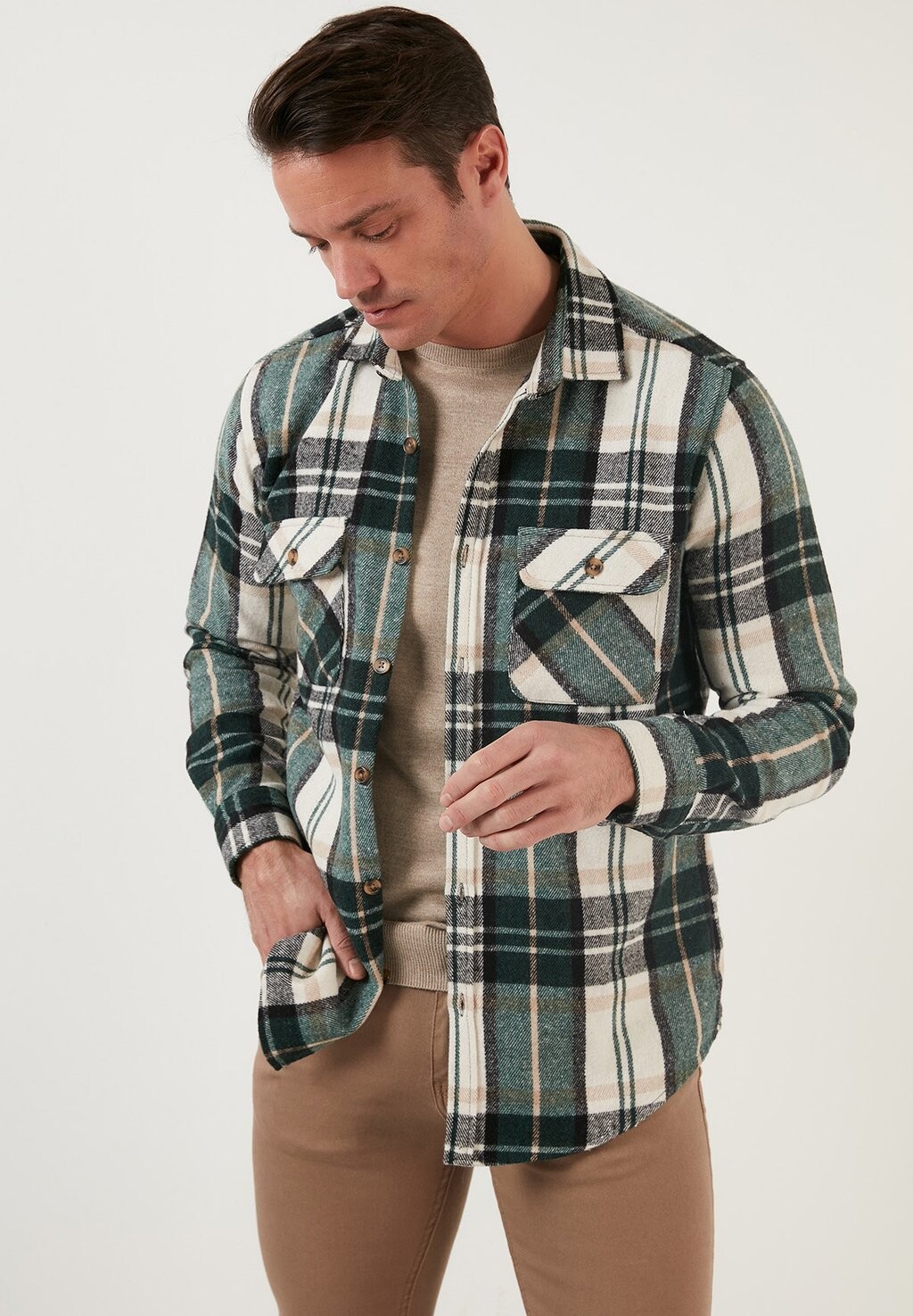 

Рубашка REGULAR FIT Buratti, цвет khaki