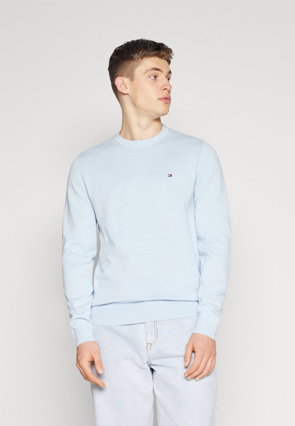 

Свитер Classic Crew Neck Tommy Hilfiger, цвет breezy blue