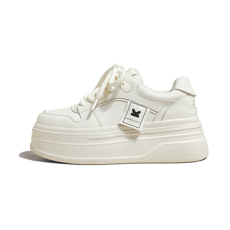 

Кроссовки CENTRAL&KITTY Skateboarding Shoes Women's Low-top, бежевый
